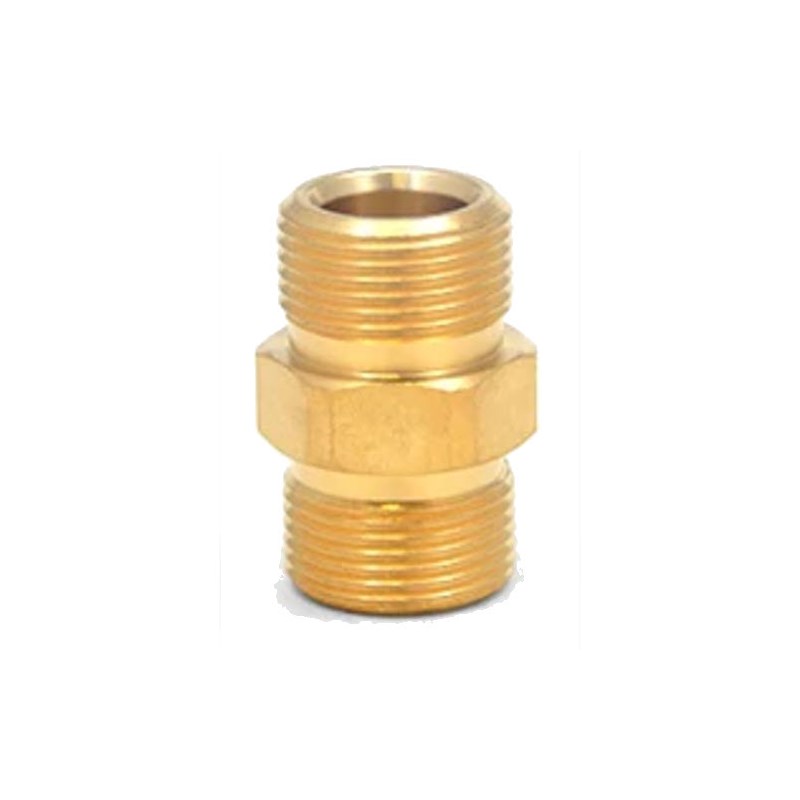 M22 15MM to M22 15MM Male Union Brass Image 3
