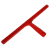 Pulex T-Bar Plastic Red  Image 1