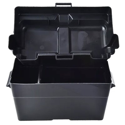 ProTool Battery Box, Black Poly,  Large, 17.3 in x 9.6 in x 10.2 in, Deep Cycle RV Image 2