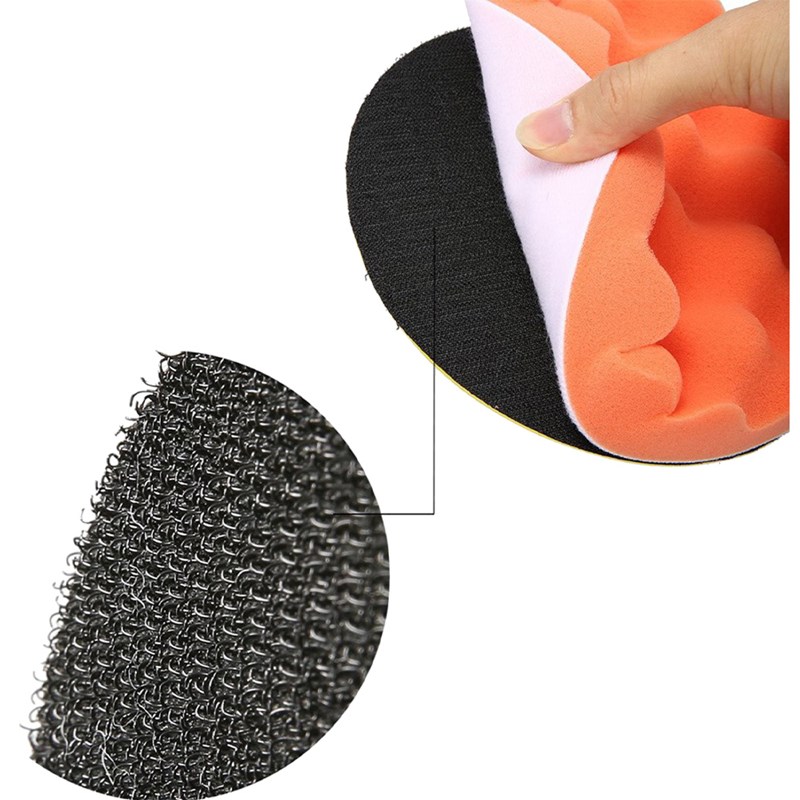 Polishing Pads with Backing Plate 5in Kit Image 1