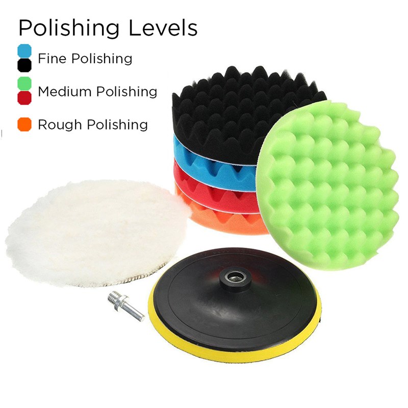 Polishing Pads with Backing Plate 5in Kit Image 2