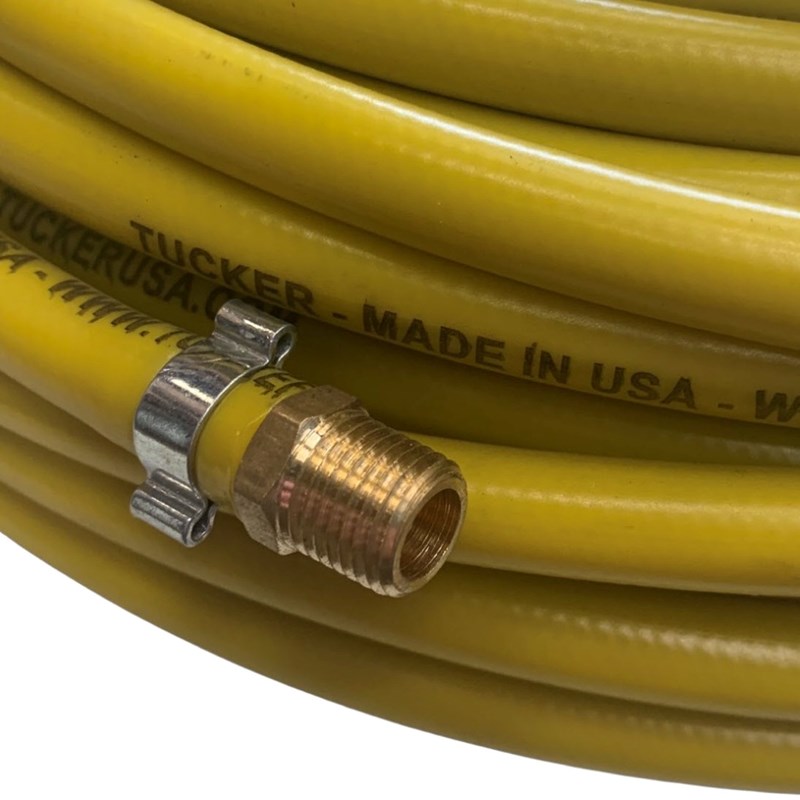 Operator Hose 1/4in Water Fed Delivery 250ft Yellow Rubber  Image 2