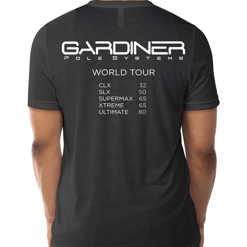 J Racenstein Gardiner World Tour T Shirt
