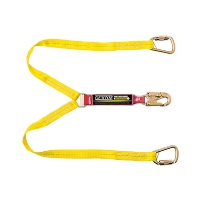 Lanyard Double 4ft Shck Abs NYS Approved