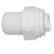 Male Connector 1/4in tube x 3/8in npt