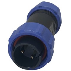 Cable Connector w/screw cap 2pin Qleen