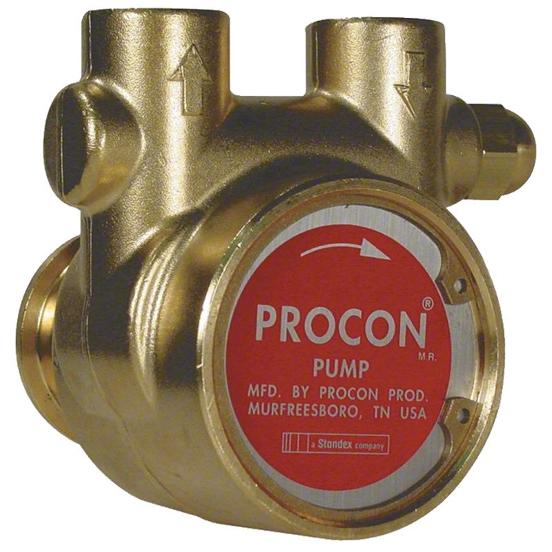 Pump 110v Brass rotary vane