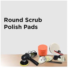 Round Scrub Polish Pads