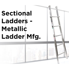 Metallic Sectional Ladders 