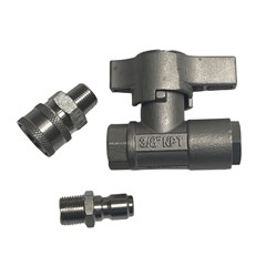 Ball Valve Quick Connect SS 3/8in6000psi